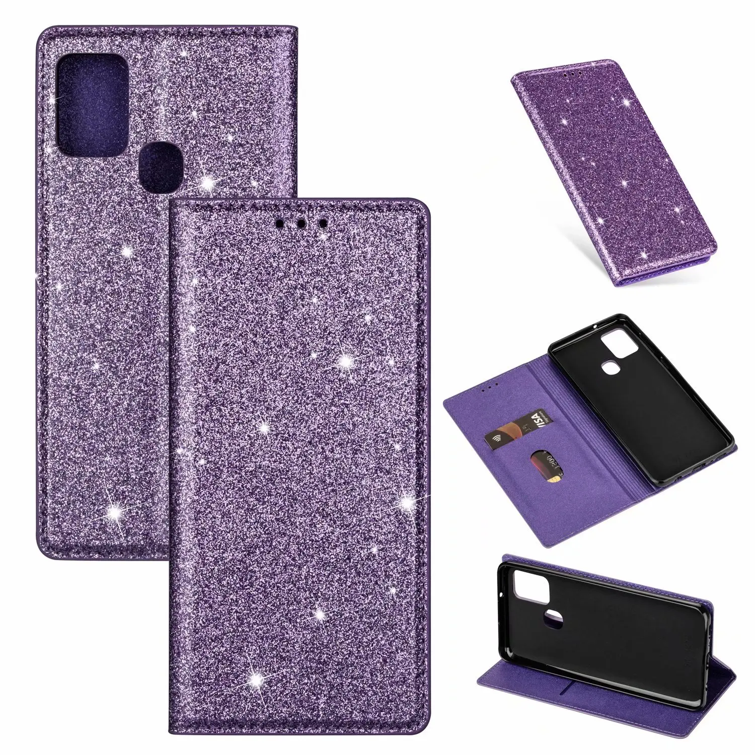 

Glitter Bling Case for Samsung Galaxy A12 A10 A31 A32 A40 A41 A42 A50 A51 A52 A70 A71 A20E A21S A6 A7 A8 J3 J4 J5 J6 J7 Cover