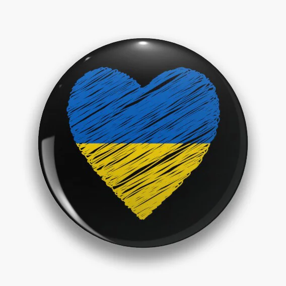 Украинская модель металлические броши забавная Милая одежда индивидуальный