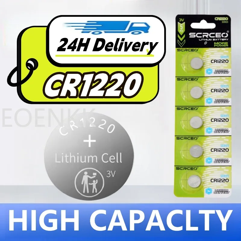 2-50 шт. CR1220 3 В литиевая батарейка BR1220 LM1220 DL1220 L04 5012LC батарейки для часов CR 1220