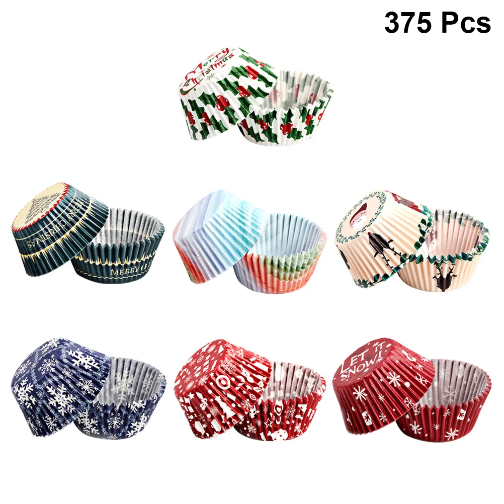 

Christmas Baking Cups Cupcake Cup Liners Candy Muffin Abake Wave Holiday Supplies Paper Cakemini Decorations Wrappers