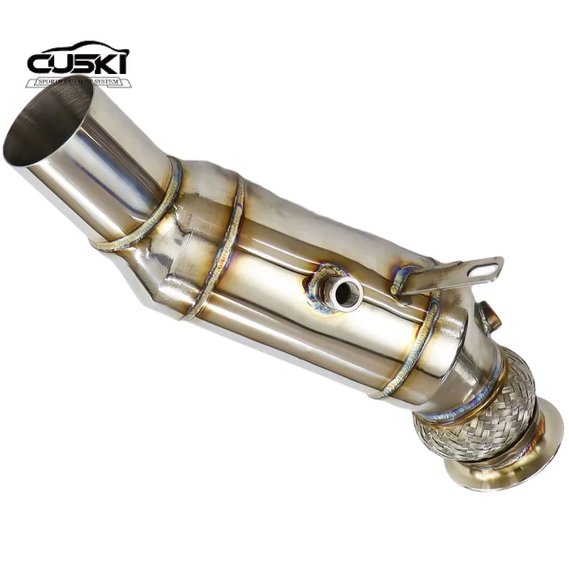 Высокопроизводительная выхлопная труба без катушки для BWM 535/640/740/5GT/X5/X6/N55 2011-2017