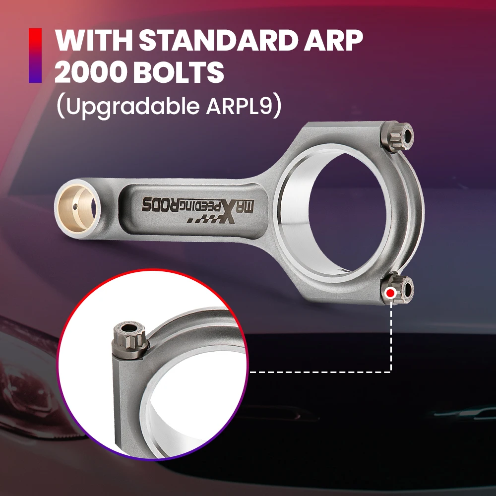 Кованые I-Beam шатуны для Acura Honda B18A B18B B20B B20Z 5 3937&quot