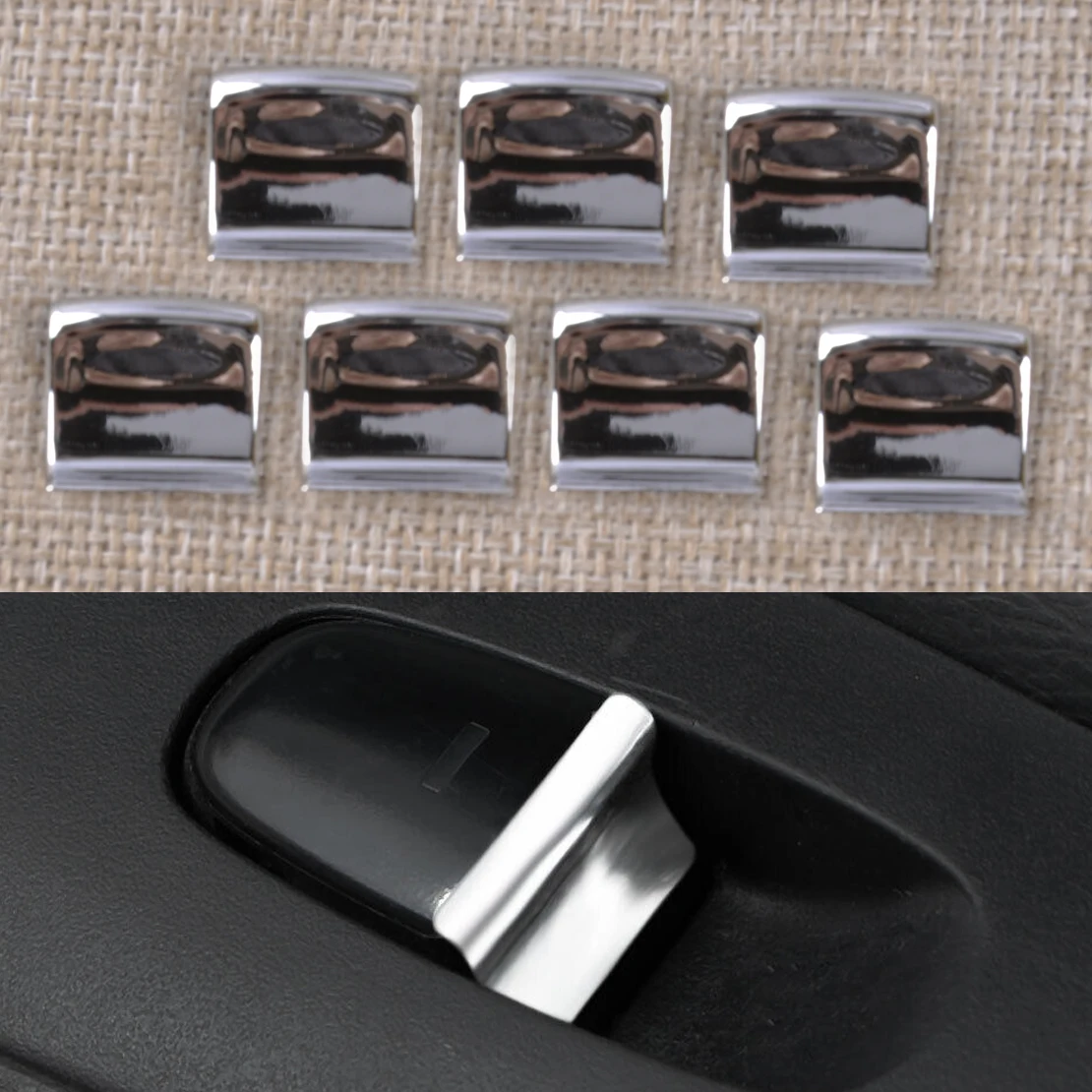 Новинка 7 шт. кнопка переключения стеклоподъемника накладки подходят для Nissan X-Trail