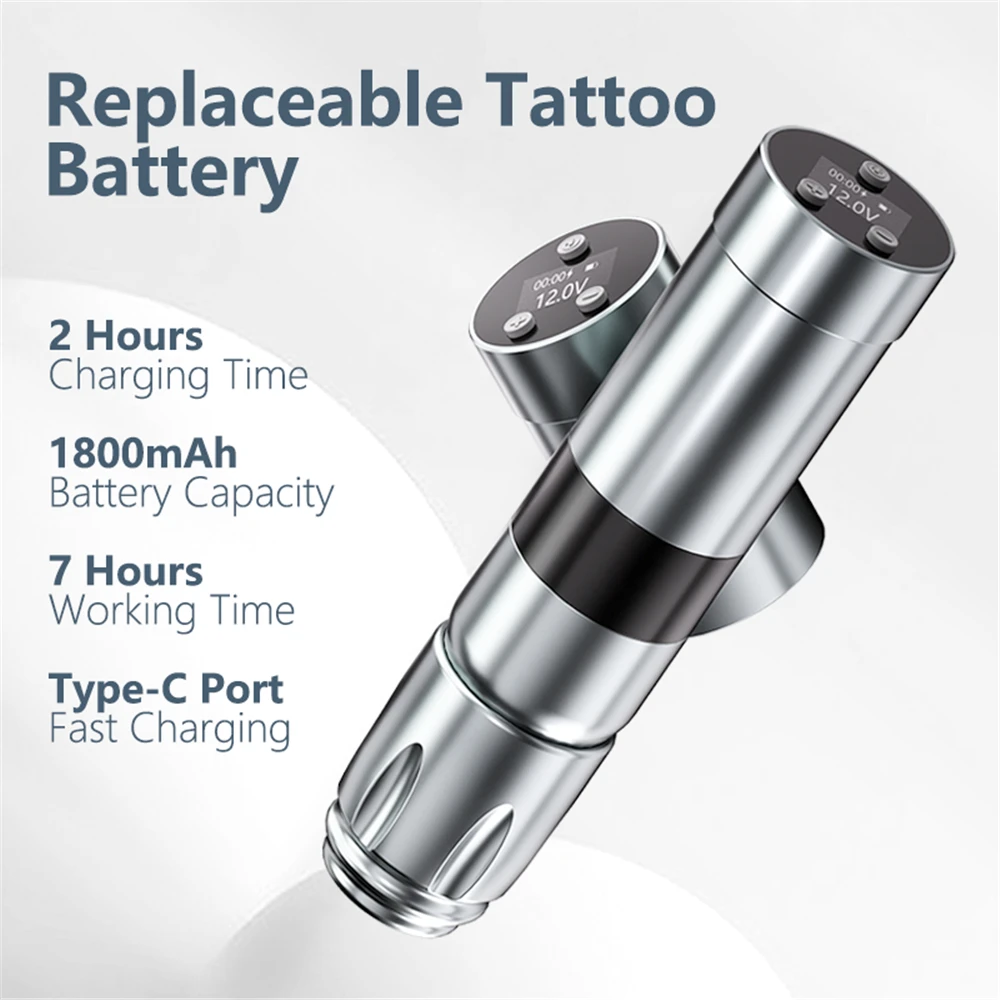 Профессиональный роторный беспроводной набор ручек для татуировки