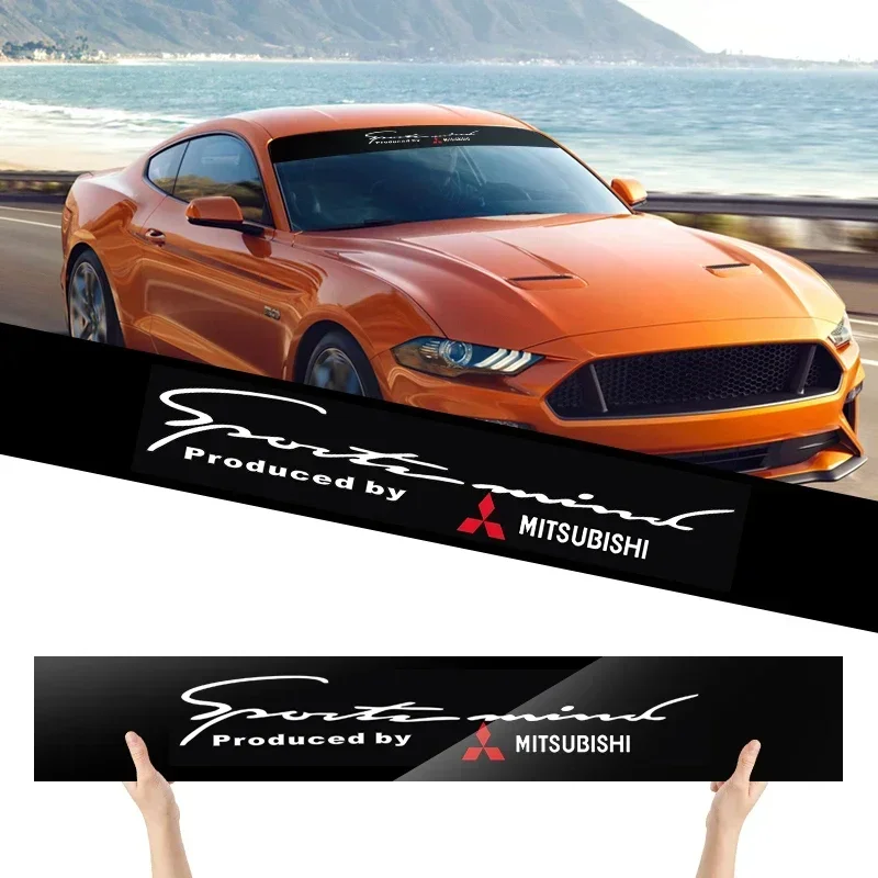 1 шт. наклейка на переднее и заднее окно автомобиля для Mitsubishi Ralliart Outlander Pajero Lancer ASX