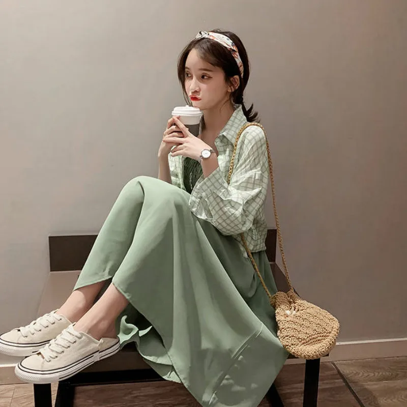 

Женский летний костюм в клетку, комплект из двух предметов для девушек