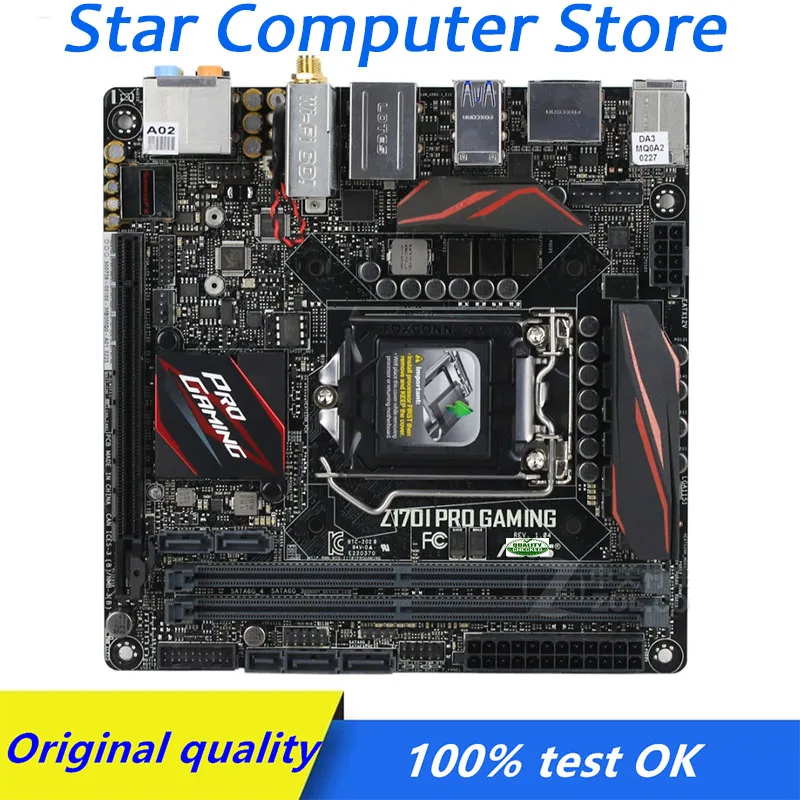 Z170 MINI ITX для ASUS Z170I PRO GAMING LGA 1151 материнская плата DDR4 компьютер PCI-E3.0 USB3.0 SATA3 M.2 Nvme