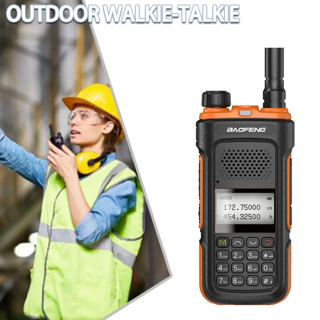 Long Range Walkie Talkie 100 Mile Two Way Radio Dual Band Headset Waterproof Reach Further and Receives Strong Signals Brand New