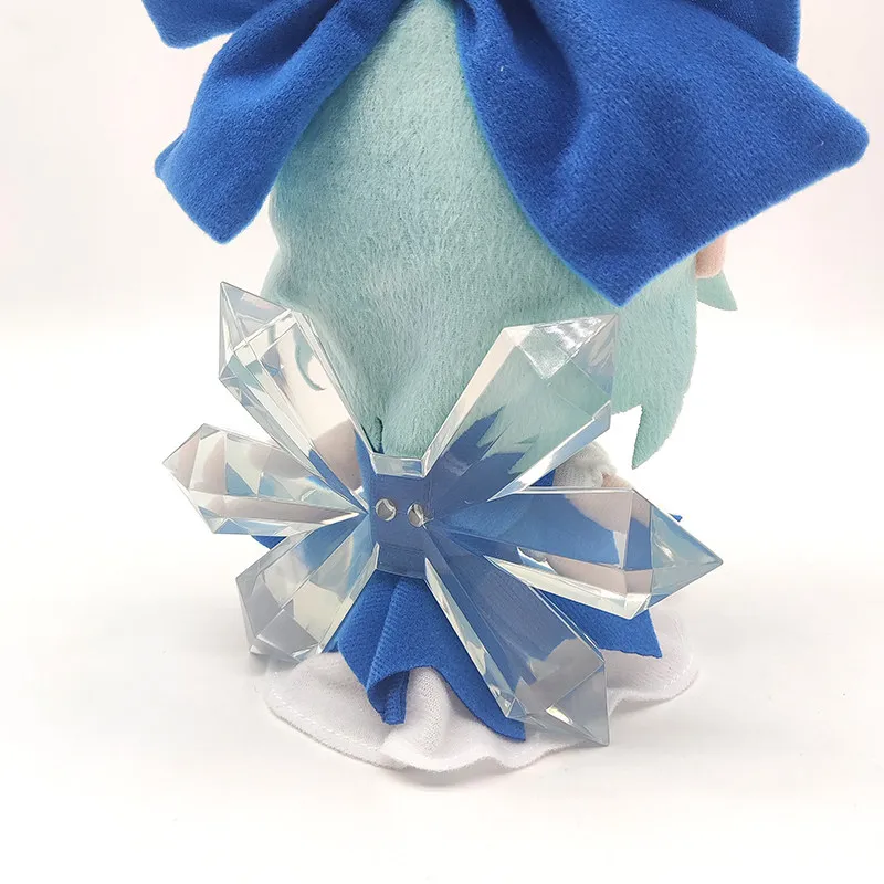 Фото Плюшевая игрушка Touhou Project Fumo 20 см Цирно⑨, версия Ice Cirno Crystal, милая игрушка-плюш, игрушка для игр, кавайный подарок на день рождения №5