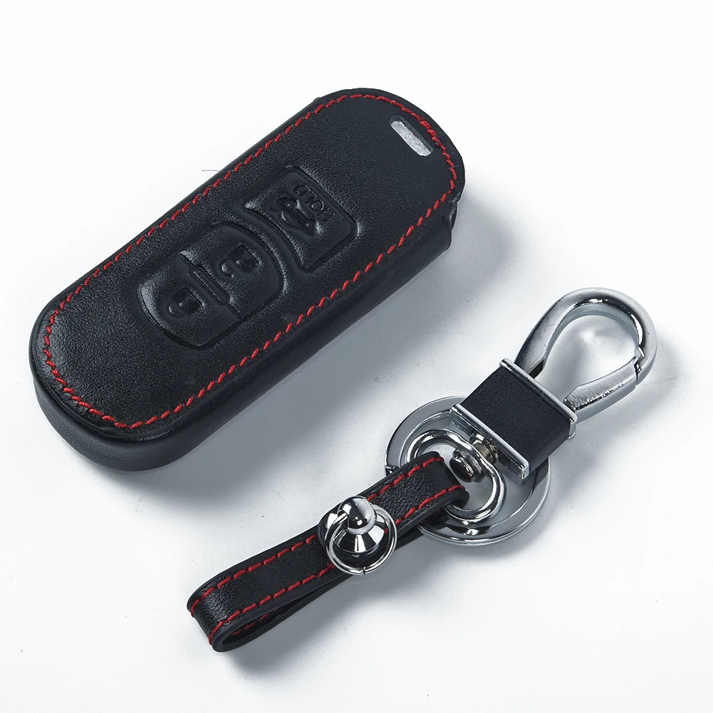 

Attachment Remote Key Case Shell 3 Buttons Chain Controller Cover FOB Pad