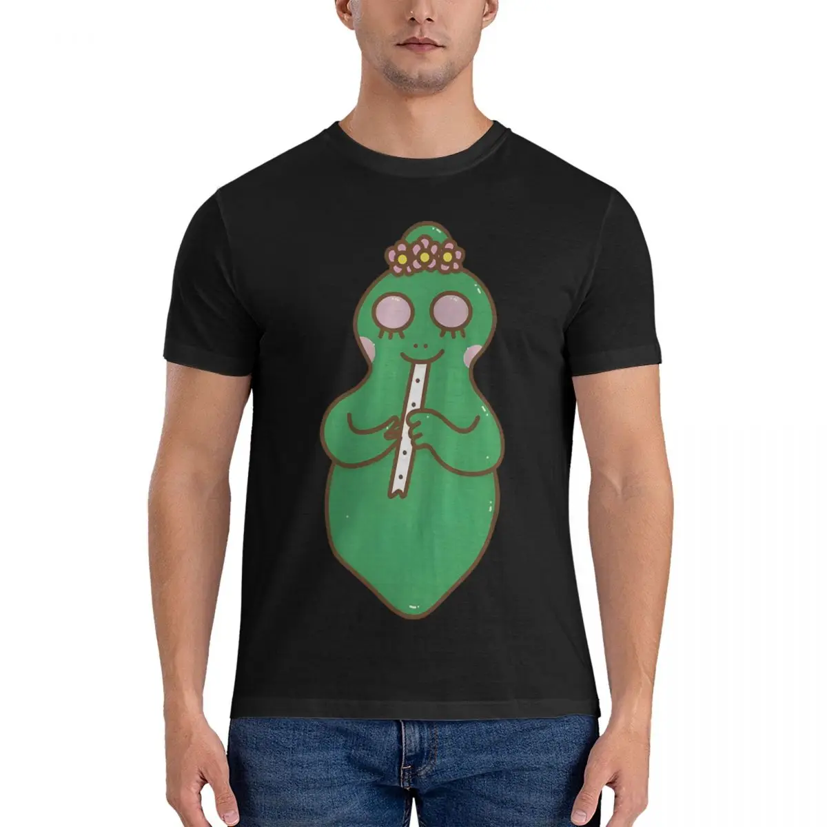 Футболка мужская с коротким рукавом 100% хлопок круглым вырезом