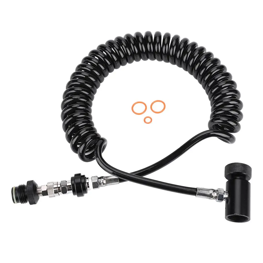 

Paintball Marker Remote Coil Cylinder Connection Valve Hose Corrugated Hose
