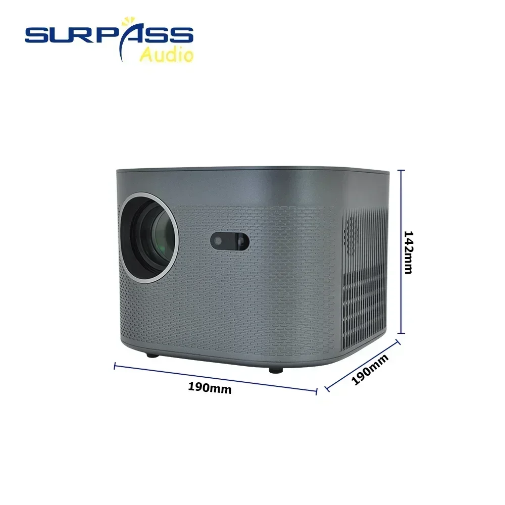 Home Theater Android 10.0 4K Dekodowanie WIFI Bluetooth Zdalne sterowanie Elektroniczne projektory Corr 1920x1080P Kino Wide-проектор