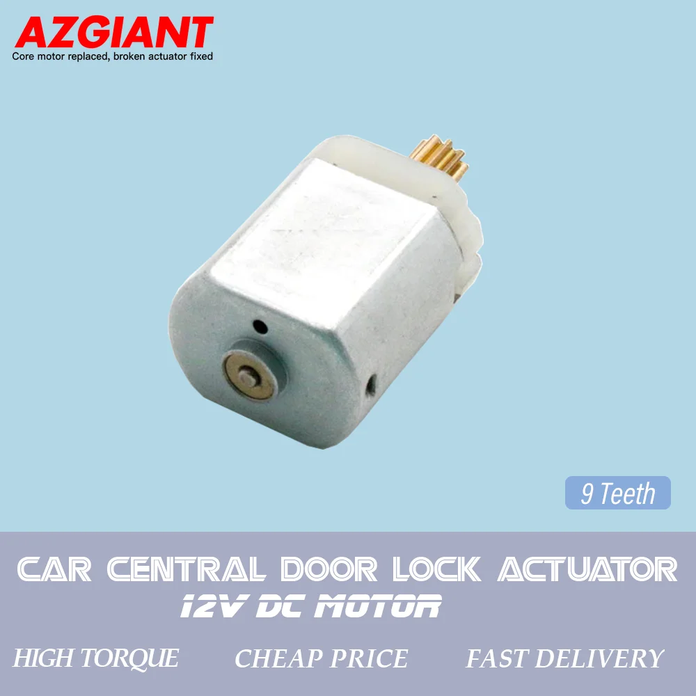 

AZGIANT 1-5pcs 9Teeth Car Door Lock Actuator Assembly 12V DC Motor Engine Repair For 2016-2022 Bentley Bentayga V8 4M1837016G