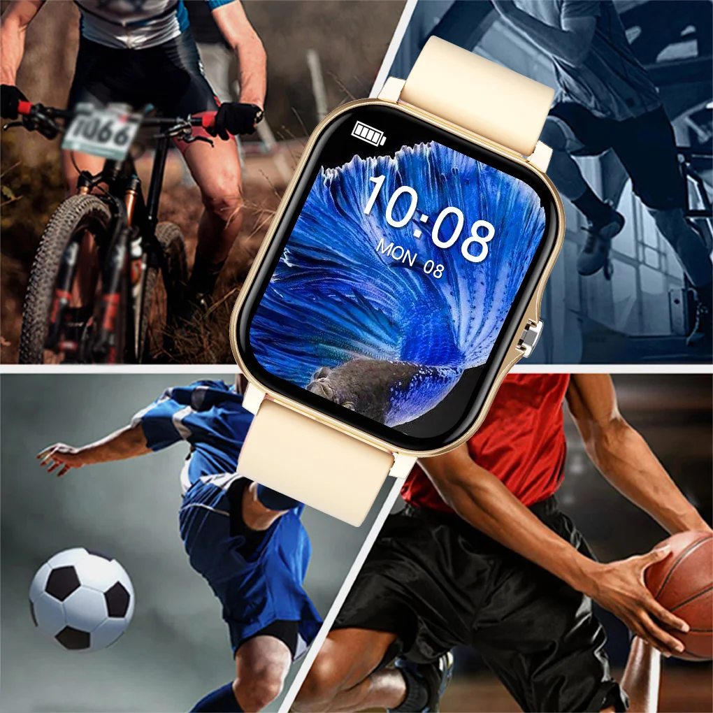 

Smart Watch Digital Touch Screen Wristwatches Sports Fitness with Wristband Music Player Zinc Alloy Smartwatch