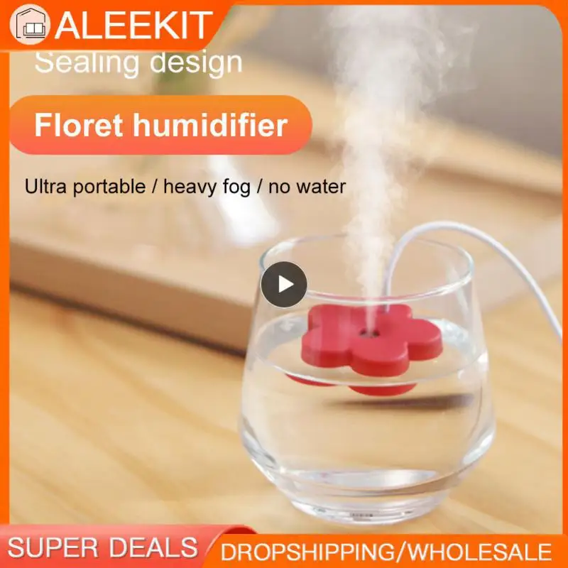 

Flower Humidifier Nano Mist Usb Fragrance Sprayer Portable Mini Mist Maker Air Humidifier Water Mist Diffuser Flower Design