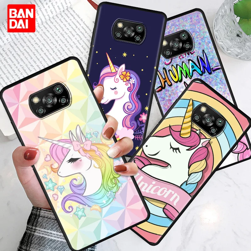 

My Little Pony Cartoon Phone Case for Xiaomi Mi Poco X3 NFC M3 F3 Note 11 10s 10t 9t K40 Pro Plus Ultra Shell Bag