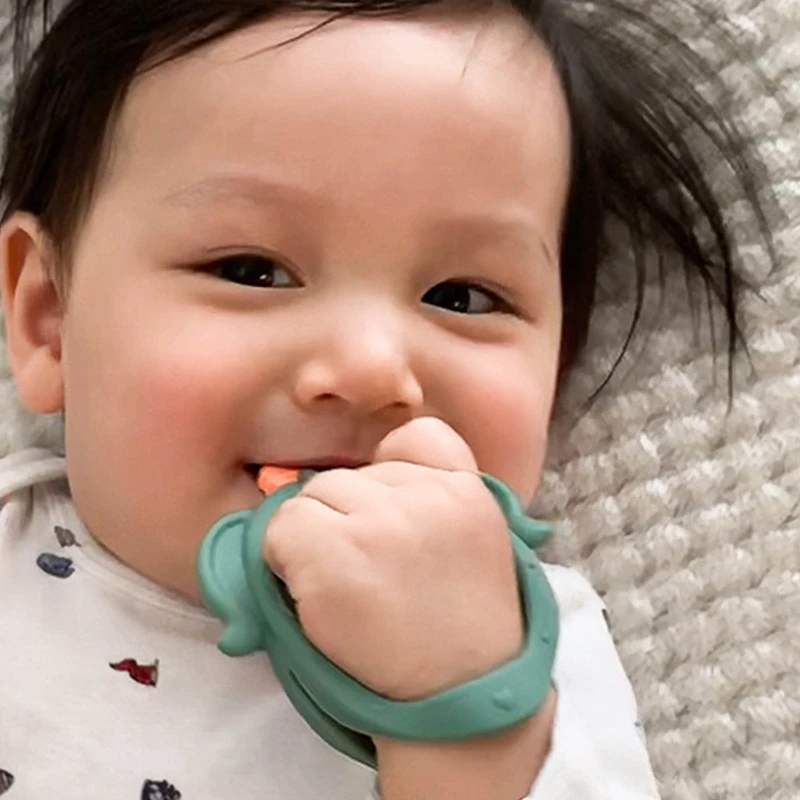 

3D Baby Teether BPA Free Silicone Beads Newborn Teething Nursing Toy Teeth Pain Relief Molar Soother