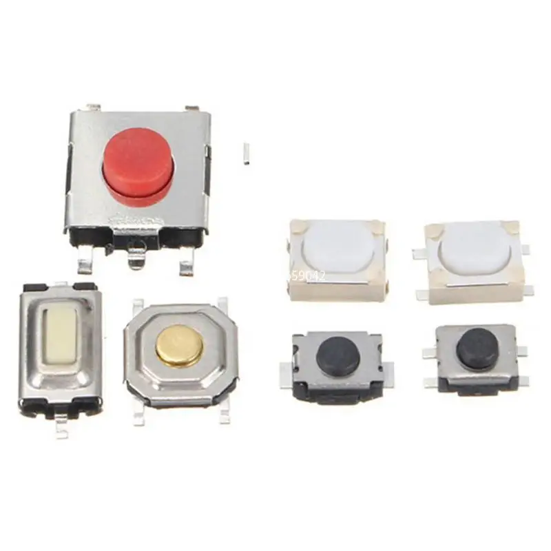 250PCS 10 Types Tactile Push Button Touch Switch Remote Keys Micro switch Assortment Kit | Switches