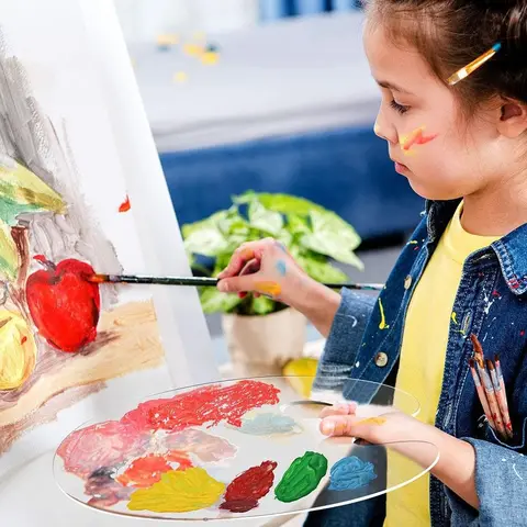 Прозрачный акриловый лоток для краски