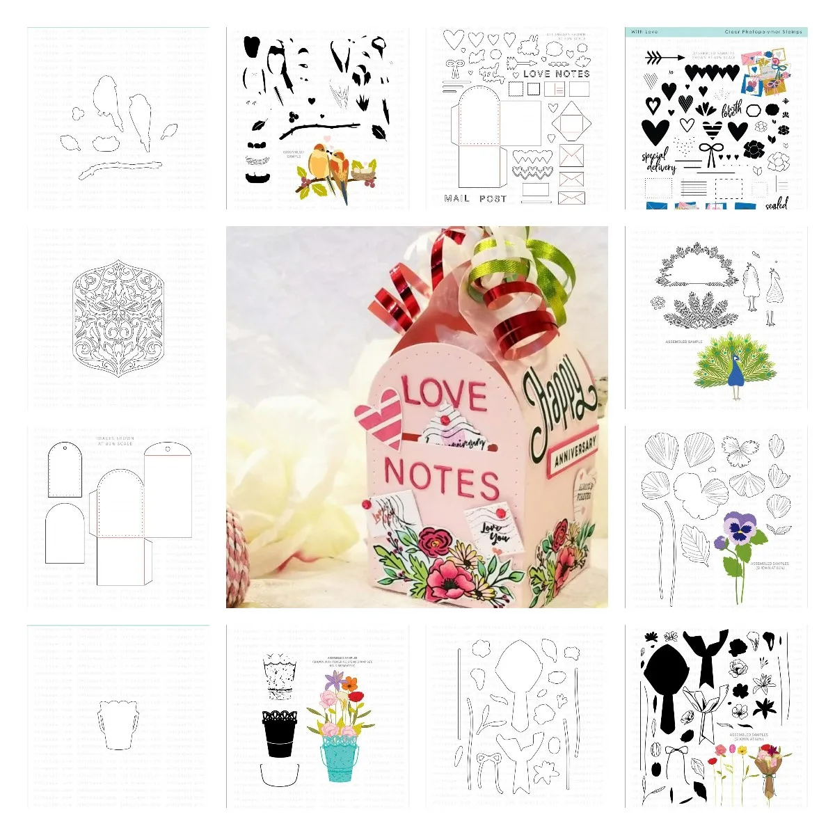 

With Lover Set New Clear Stamps Craft Metal Cutting Dies Die Mold Scrapbook Paper Craft Knife Mould Blade 2022 Valentine's Day