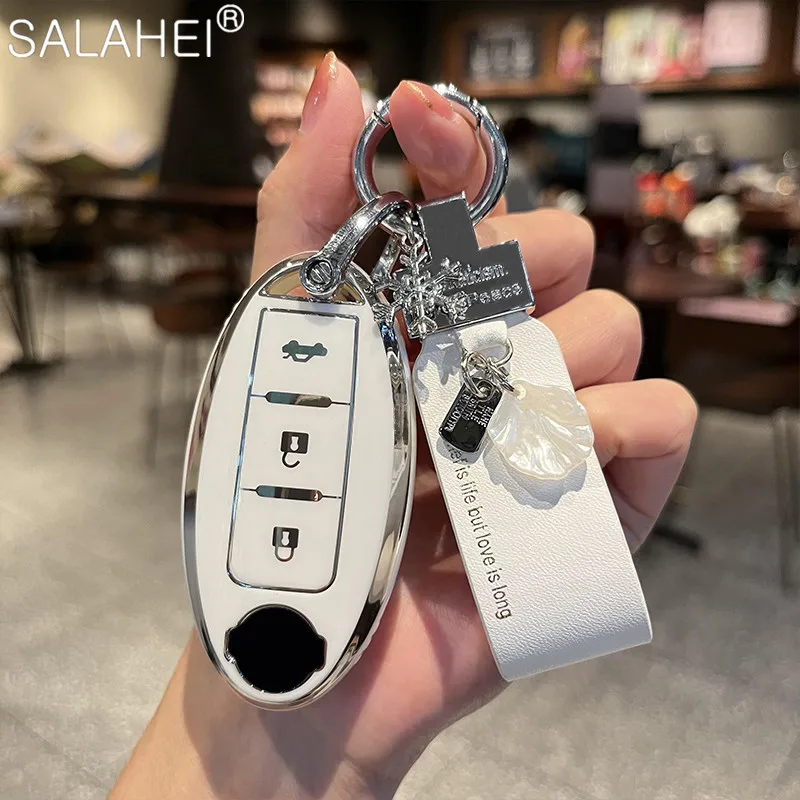 

Автомобильный чехол из ТПУ с дистанционным управлением для Nissan Qashqai X-Trail T31 T32 Juke J10 J11 Tiida Altima Pathfinder Kicks для Infiniti