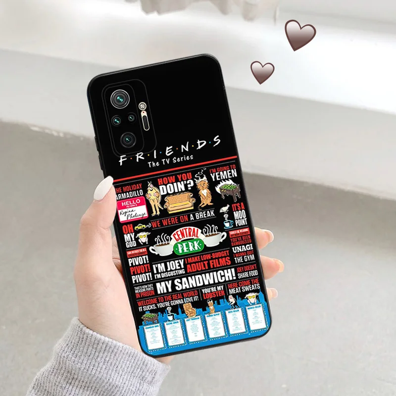 Чехол для телефона с защитой от падения Redmi A3 13 9 9A 9I 9C 9T 10C 10T Note 10 9s 8 8t 7 Pro 10s Lite 4G Friends