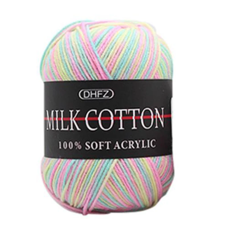 

1pcs Hand Knitting Yarn Soft Warm Hand Knitted Cotton Line Thread Diy Craft Knit Sweater Scarf Hat Baby Cotton Yarn
