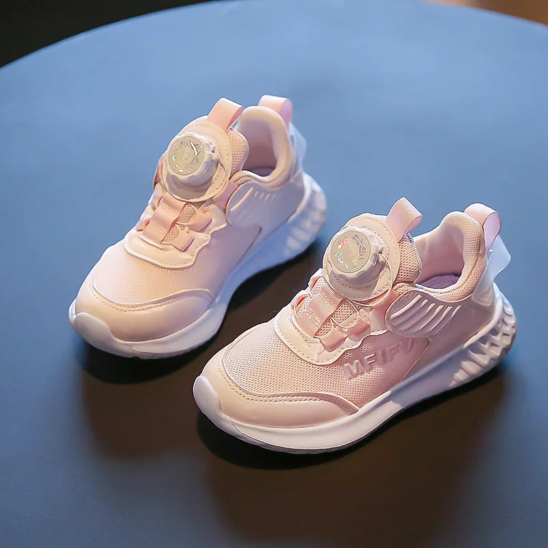 

Best Selling Girls Running Trainers Quick Lacing Children Shoes For Girl Soft Sole Kids Sneakers Breathable Casual Shoes Girls
