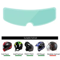 1 set universal helmet clear anti fog patch film motorcycle helmet lens fog resistant films for helmets