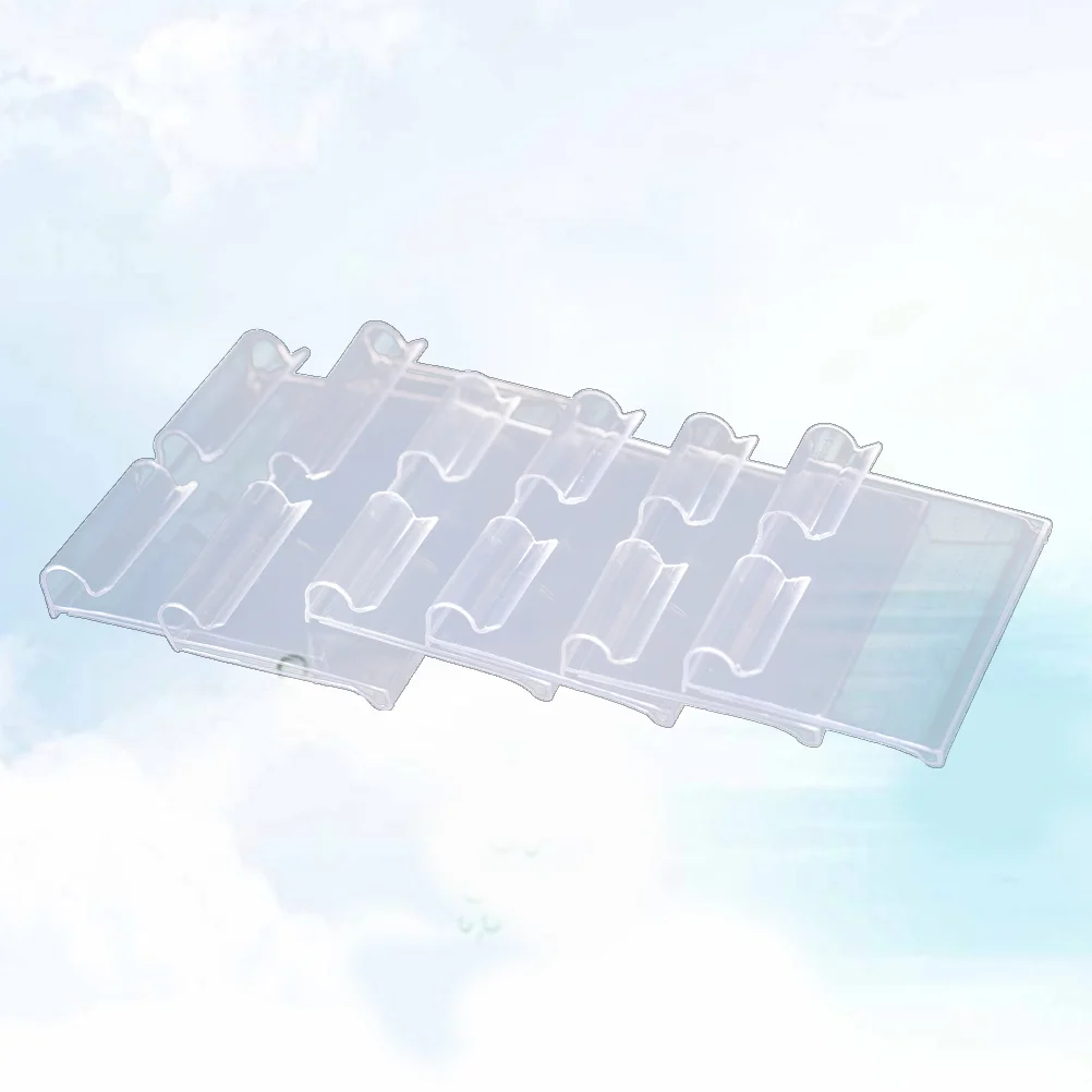 

10pcs Shelf Label Holders Clip On Label Holder Price Clips Retail Accessories for Basket Pantry Organization Box 42x10CM