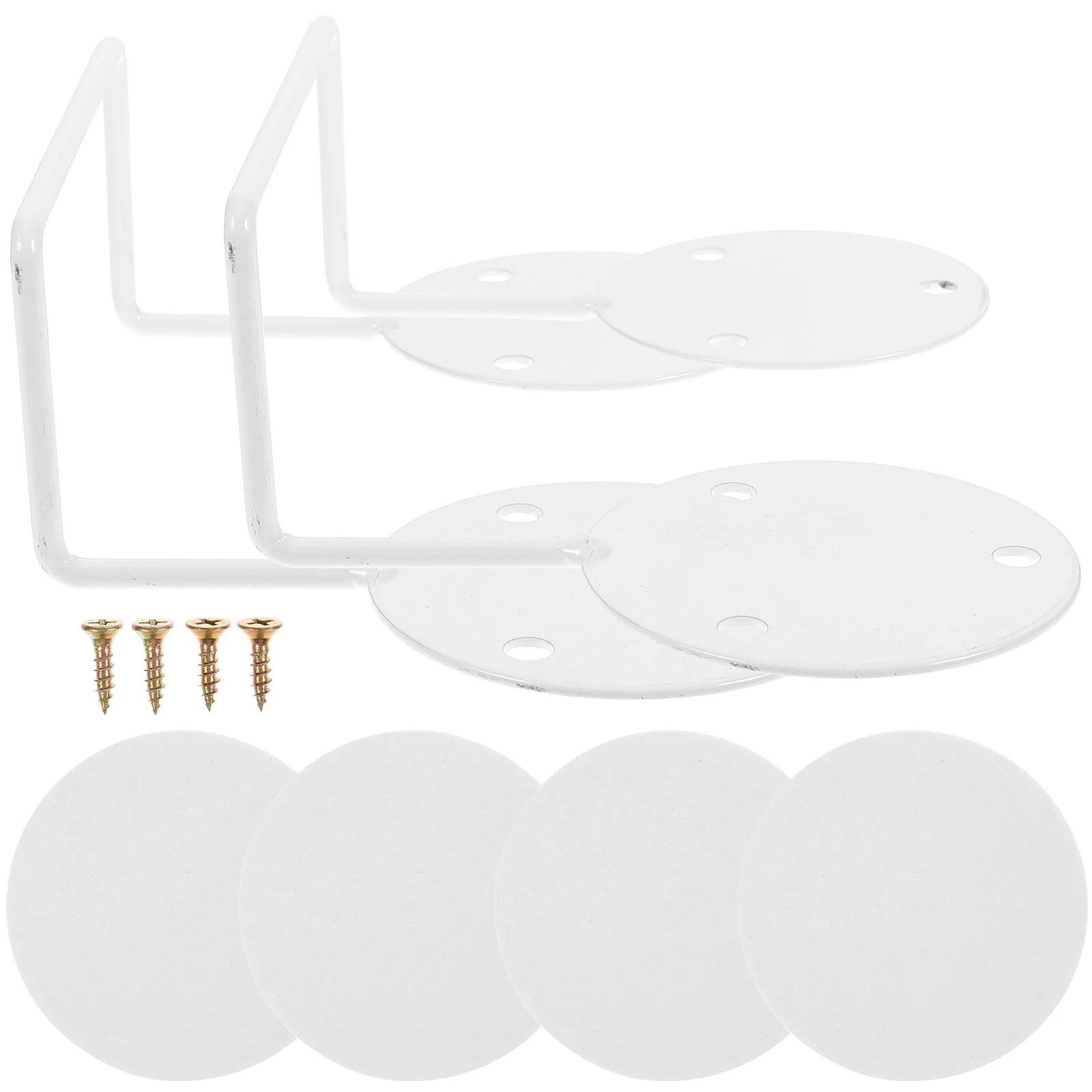 

2 Pcs Wrought Iron Bed Mattress Toppers Stainless Steel Retainer Bar Adjustable