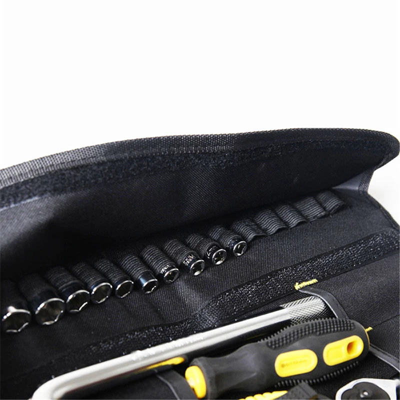 

Tool Storage Bag Accessories Parts Roll-up Mixed Wrench Spanner Socket Package Oxford cloth 58*34cm New Practical