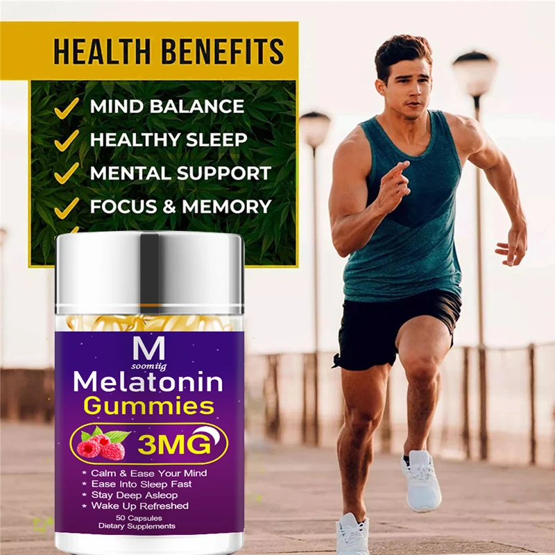 Мелатониновые жевательные резинки для снятия стресса помощь в сне глубокий сон