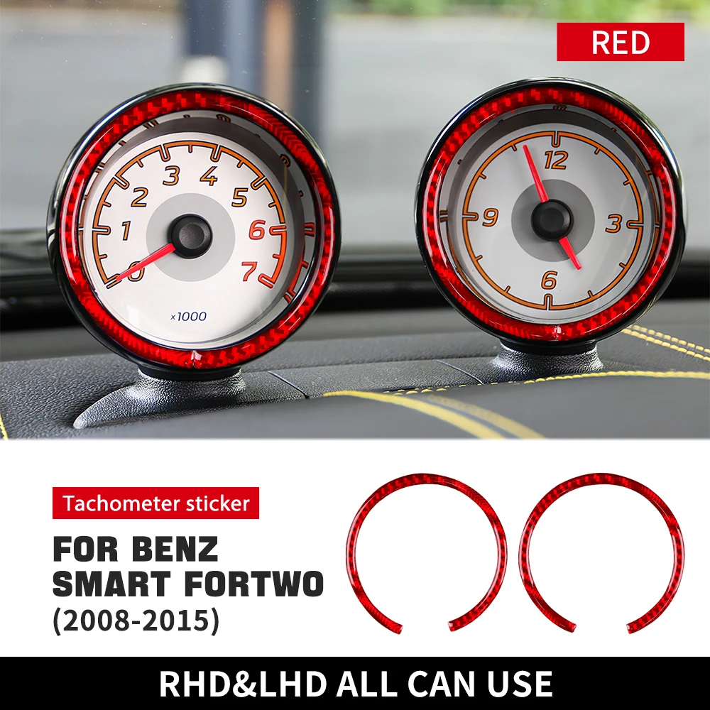 

Настоящее мягкое углеродное волокно Спидометр рамка наклейка для Mercedes Benz Smart 451 Fortwo 2008 2009 2010 2011 2012 2013 2014 2015