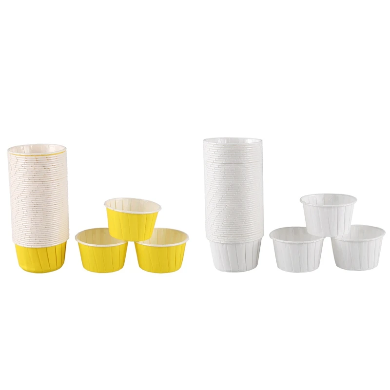 

Фотобумажная чашка для выпечки, чехлы для тортов, капкейков, подкладки для маффинов, десертов, свадебных торжеств, белого и желтого цветов