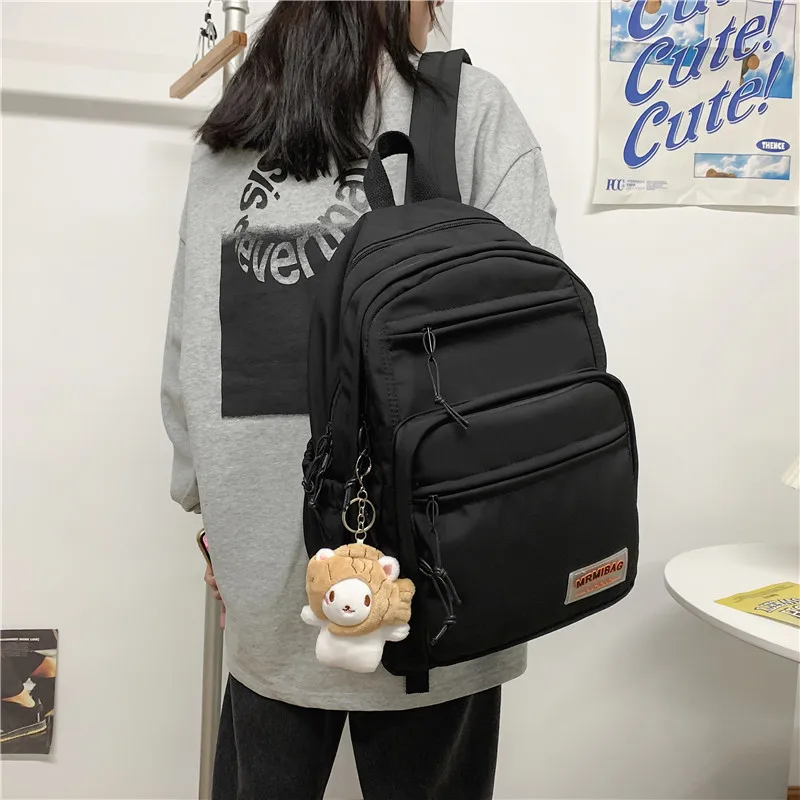 

Водонепроницаемый рюкзак для девочек и подростков, милые школьные портфели с несколькими карманами в стиле Харадзюку для старших классов