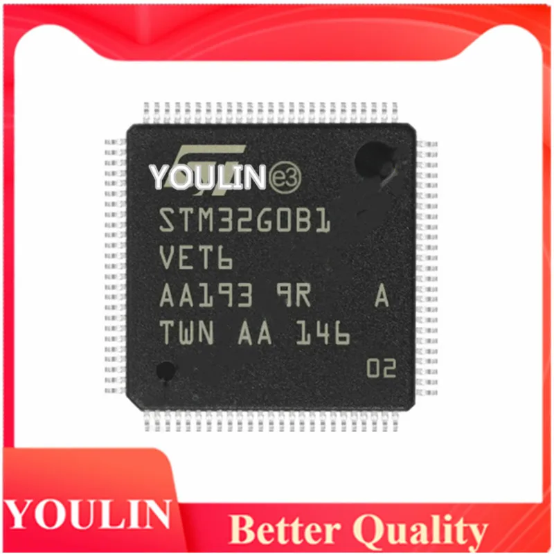

Микроконтроллер STM32G0B1VET6 LQFP100, микроконтроллер, 2 шт.