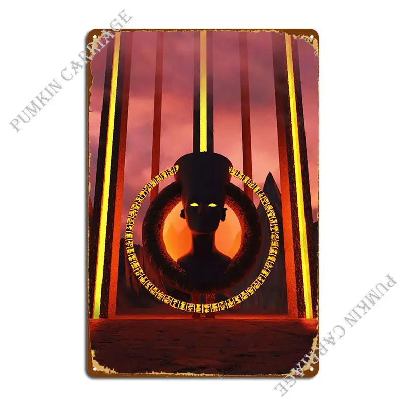 

Металлический знак Nefertiti, персонализированный вечерние Pub, Классический оловянный плакат