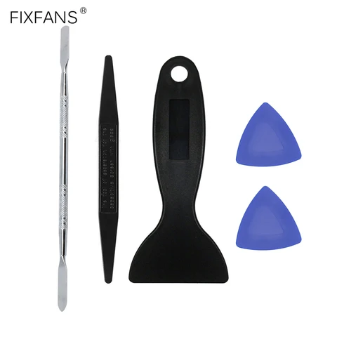 Металлический лопатка, пластиковый лопатка, открывалка для экрана телефона, ноутбука, открывалка для снятия батареи, ремонтный комплект инструментов