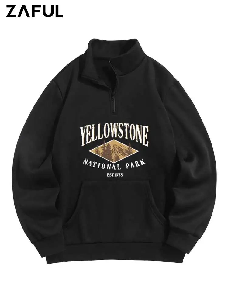 

Свитшот мужской с воротником-хомутом, на флисе