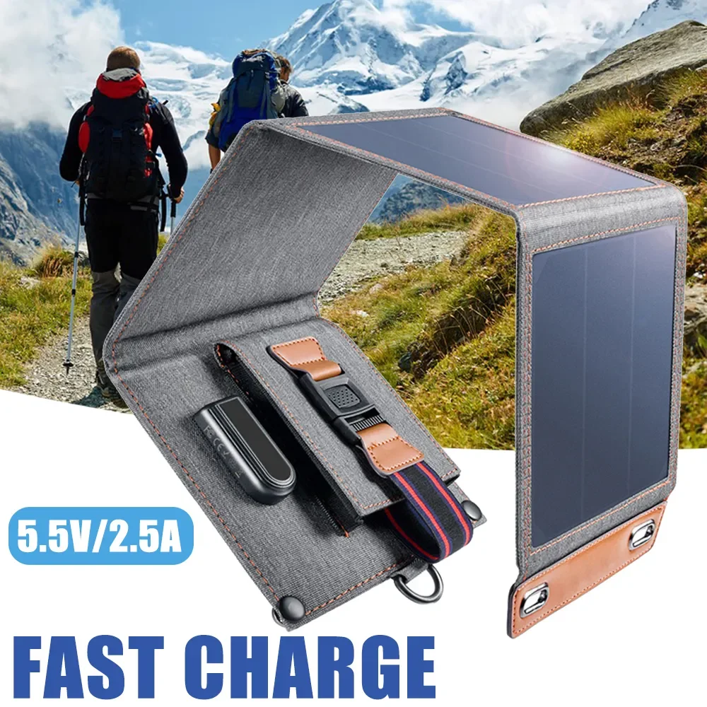 Usb 2a Portable High Power 14w Weight 300g Waterproof Portable Outdoor Travel Charger For Ios/android