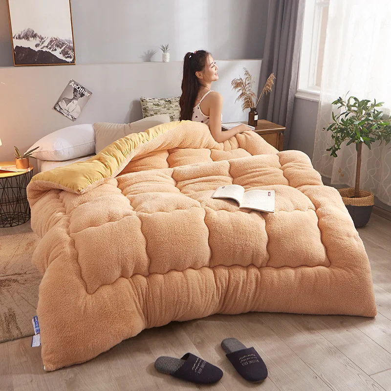 200x230 см двойное одеяло пододеяльник для ститча теплое зимнее из овечьей кашемира