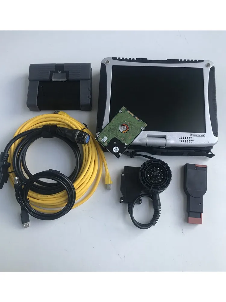 Сенсорный экран 90%Новый ноутбук CF-19 CF19(i5 4g) Toughbook Multi Languages Diagnostic TooI для BMW Icom A2