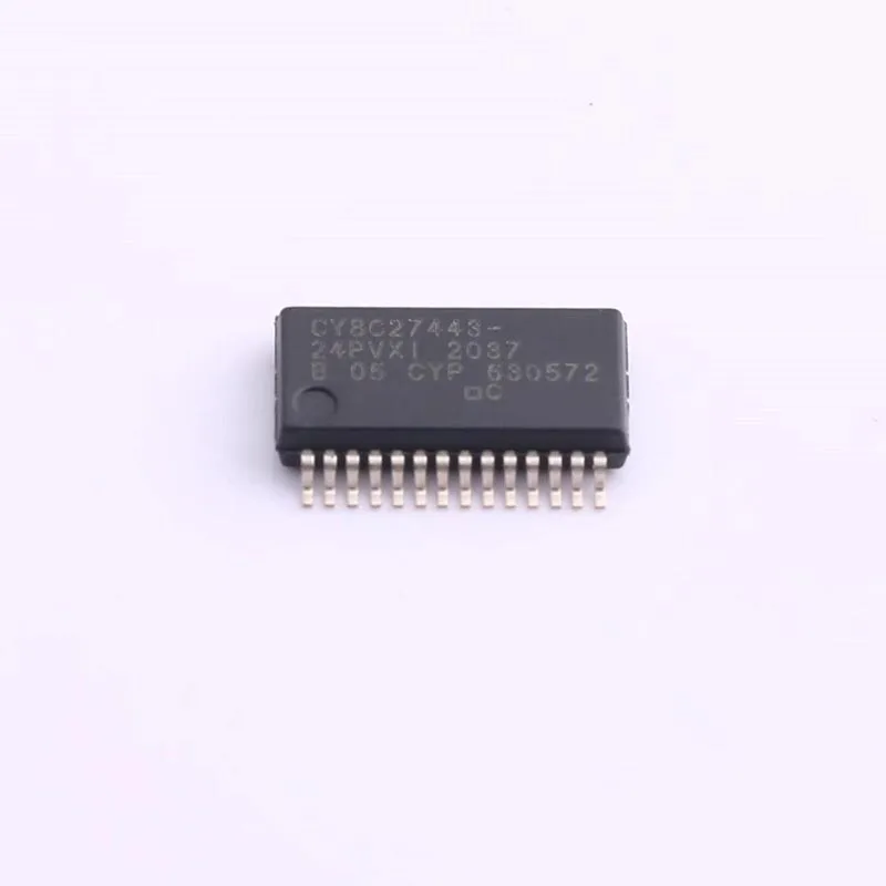 

CY8C27443-24PVXIT Integrated circuit, processor, microcontroller 8-bit MCU 16K fish 256b ram ind