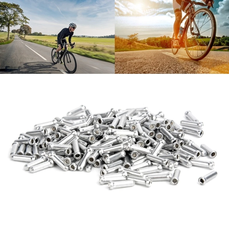 

100Pcs Aluminum Alloy Brake End Cover Bike Cable End Caps Cable Inner Line Cover Drop Shipping