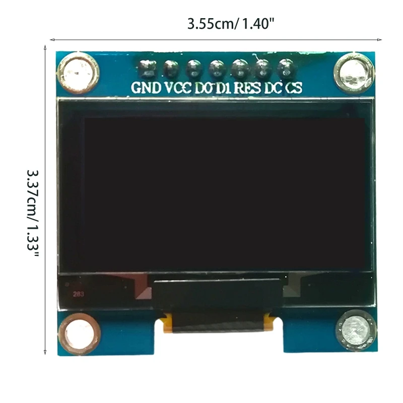 7-контактный 1 3-дюймовый IIC I2C последовательный 128x64 SH1106 OLED ЖК-дисплей Белый Синий