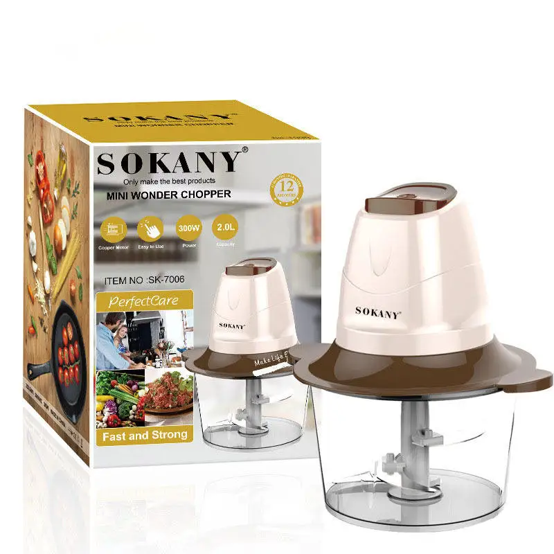 Electric Food Chopper - Blender and Food Processor Combo, 3 in 1 Food Grinder Electric for Meat, Vegetables, Fruits, Coffee