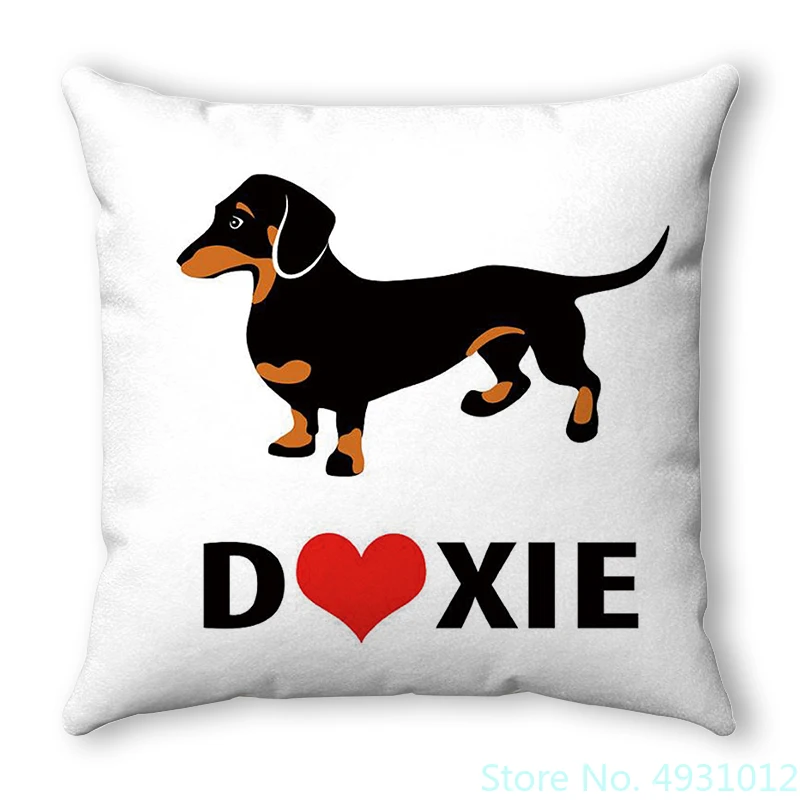 

Маленькая наволочка для подушки в виде собаки, пуделя, романтичная наволочка для собаки, декоративная подушка в машину из полиэстера 45x45 см, наволочка для сна, детский подарок