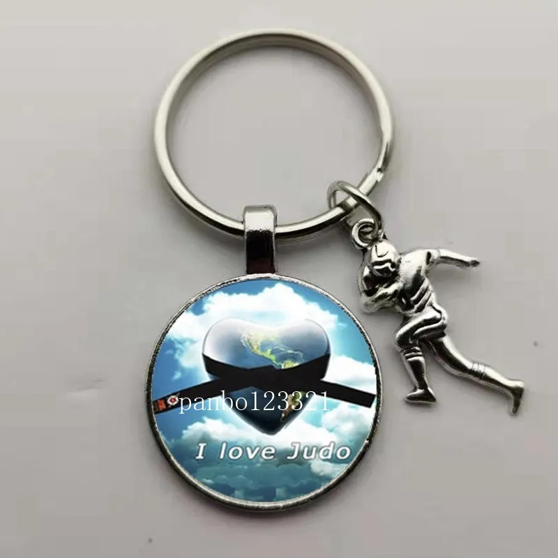 Новинка модная модель в стиле любящее дзюдо брелок с карате Изысканная